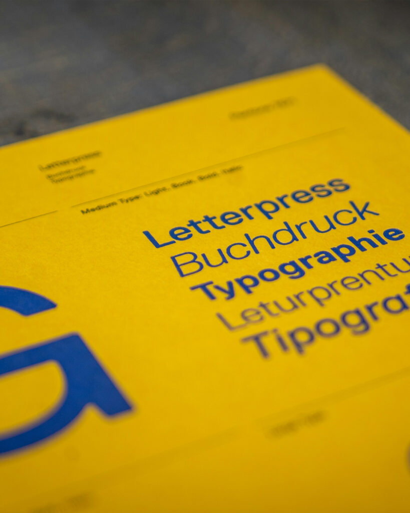 foto evocativa per concetto tipografia